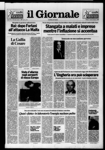 Il giornale : quotidiano del mattino